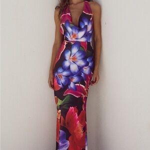 Runaway the  Label Posey Maxi Dress in Maeve Print